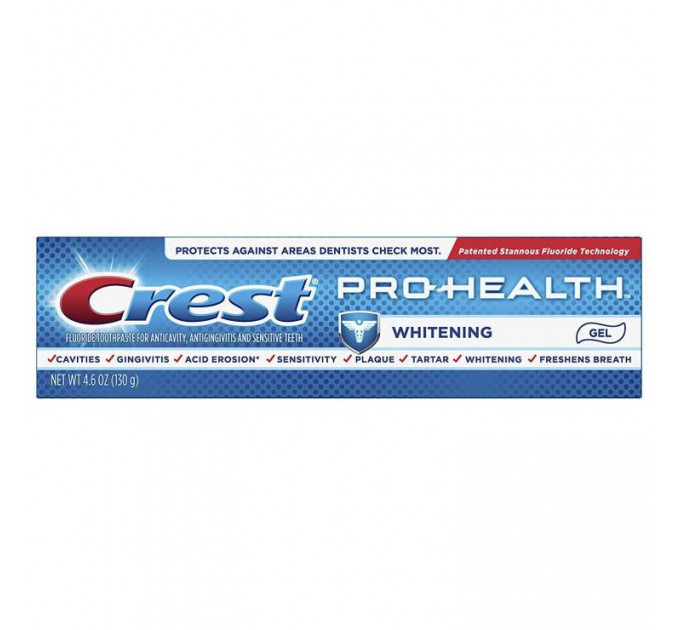 Отбеливающая зубная паста гель Crest Pro-Health Whitening 