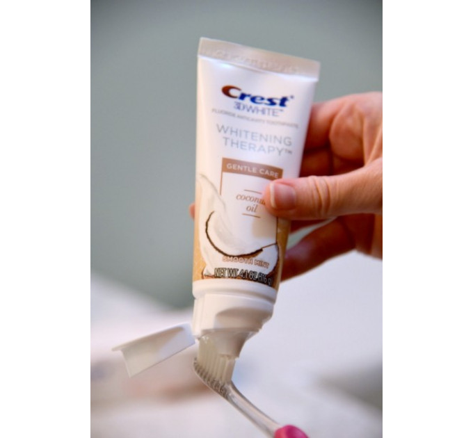 coconut oil crest toothpaste