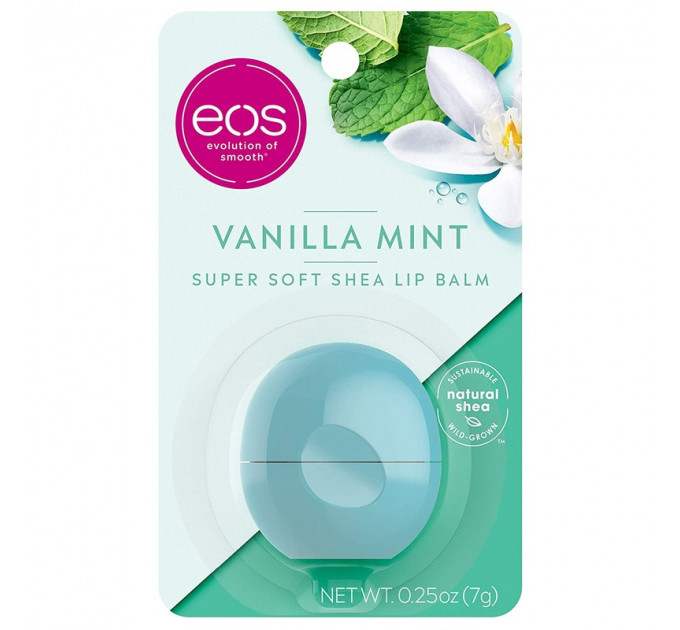 Бальзам для губ EOS Visibly Soft Lip Balm Vanilla mint Ванильная мята (7 г)