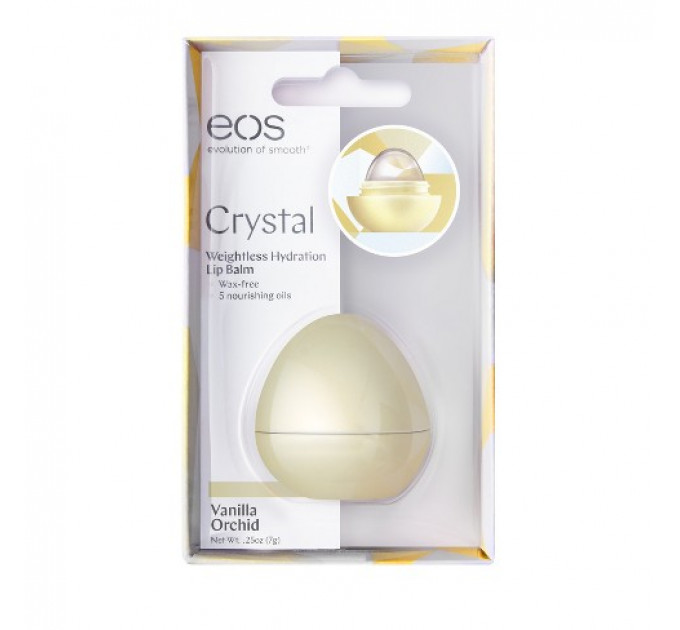Бальзам для губ EOS Crystal Lip Balm Vanila Orchid Ванильная орхидея (7 г)