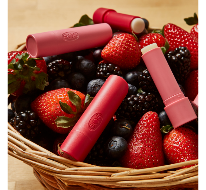 Бальзам для губ в стіку EOS Smooth Stick Lip Balm Pomegranate Raspberry Гранат та малина 4 г