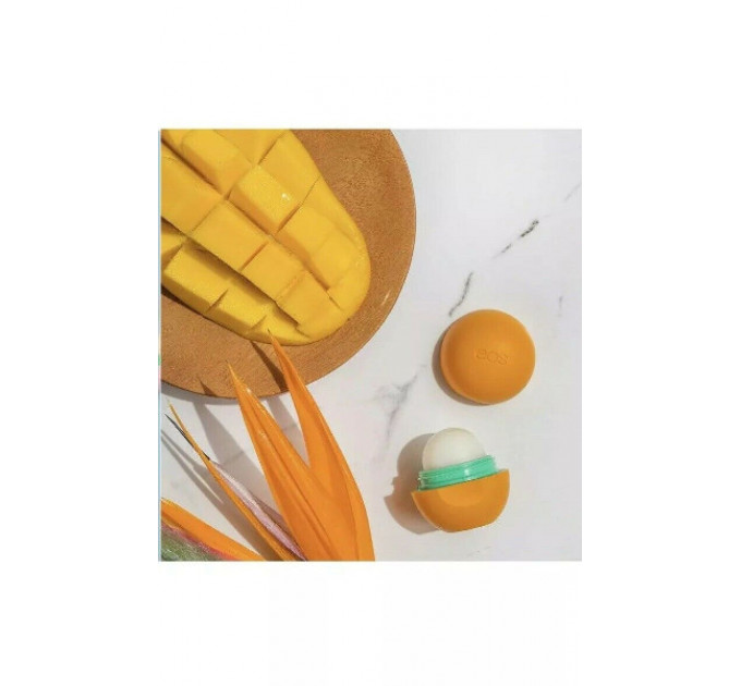 Бальзам для губ EOS Organic Lip Balm Tropical Mango Тропическое манго (7 г)