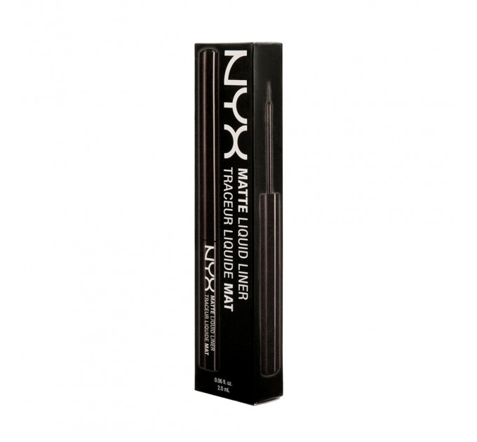 Рідка матова підводка для очей NYX Cosmetics Matte Liquid Liner (чорна)