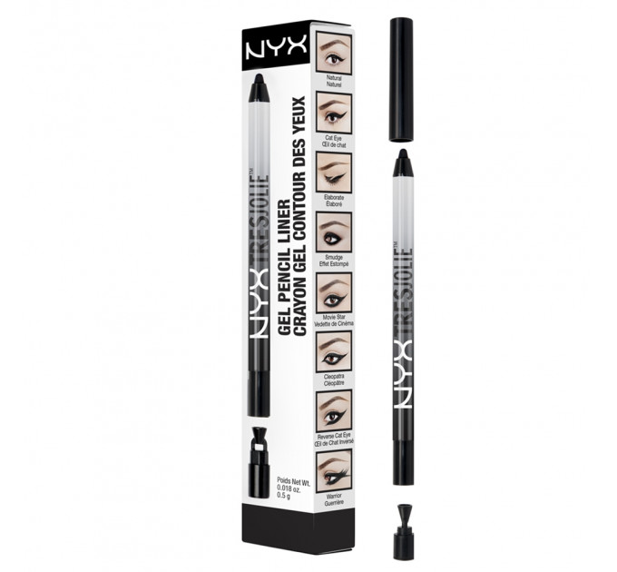 Гелевый карандаш для глаз NYX Cosmetics Tres Jolie Gel Pencil Liner