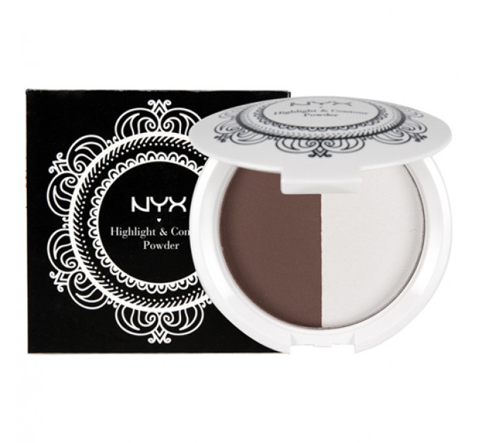 Хайлайтер и пудра для контуринга NYX Cosmetics Highlight and Contour
