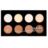 Палітра для контурінга обличчя NYX Cosmetics Highlight & Contour Pro Palette (8 відтінків)