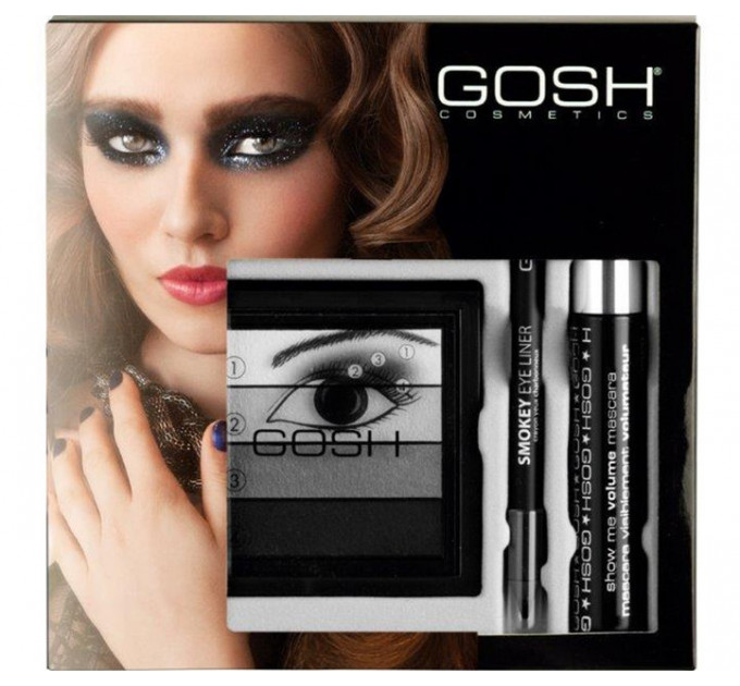 Промо-набор для макияжа глаз Gosh Smokey Eyes 001