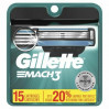 Сменные картриджи для бритья Gillette Mach3 мужские (15 шт картриджей)