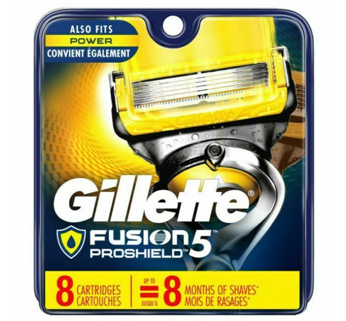 Сменные картриджи для бритья Gillette Fusion 5 ProShield (8 шт картриджей)