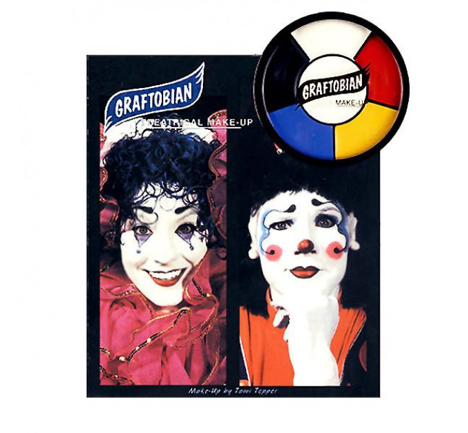 Graftobian Creme Color Wheel - 5 colors набор для тематического макияжа 