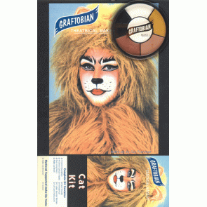 Набор для тематического макияжа "Кот" Graftobian Creme Color Wheel Cat