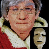 Маска Boneyard з пенолатексу ві Graftobian Foam Latex FX Faces