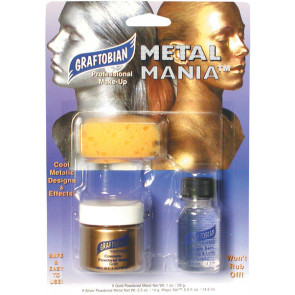 Набор рассыпчатой металлической пудры Graftobian Metal Mania Combo