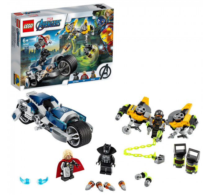 LEGO Marvel Super Heroes Avengers Speeder Bike Attack (76142) Конструктор Мстители: Атака на спортбайке