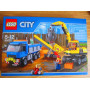 Конструктор Lego Экскаватор и грузовик LEGO City 60075, оригинал, новый