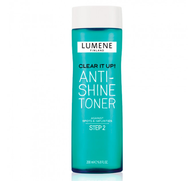 Очищающий тоник против жирного блеска Lumene Clear it up! Anti-Shine Toner