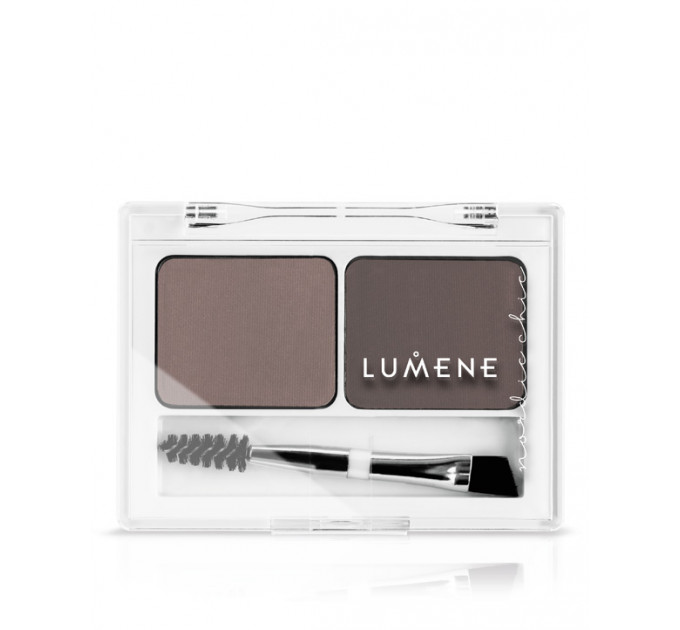 Lumene Nordic Chic Extra Stay Eyebrow Palette палетка теней для макияжа бровей