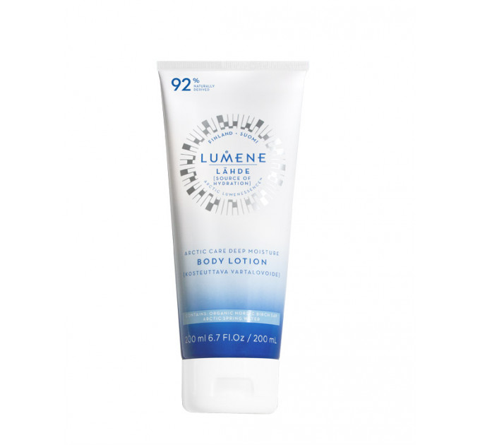 Lumene Lahde Arctic Care Moisture Rich Shower Cream интенсивно увлажняющий лосьон для тела