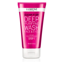 Средство для глубокого очищения лица и глаз Lumene Clear it up! Deep Purifying Wash