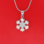 Кулон Снежинка kuT42