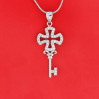 Кулон Ключ крестовой дамы kuT62 серебро 925 купить