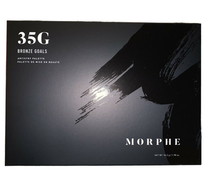 Morphe 35G Bronze Goals Artistry Eyeshadow Palette Палетка теней 