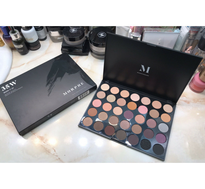 Morphe 35W Warm It Up Artistry Eyeshadow Palette Палетка теней 