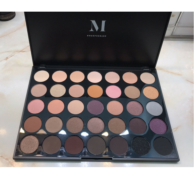 Morphe 35W Warm It Up Artistry Eyeshadow Palette Палітра тіней