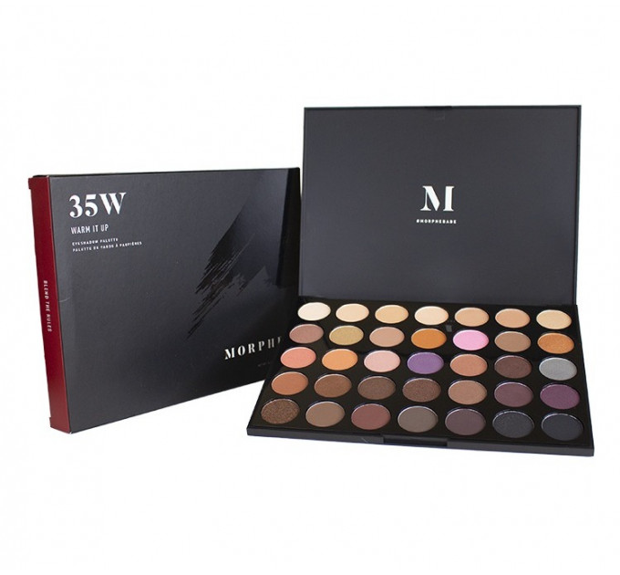 Morphe 35W Warm It Up Artistry Eyeshadow Palette Палітра тіней
