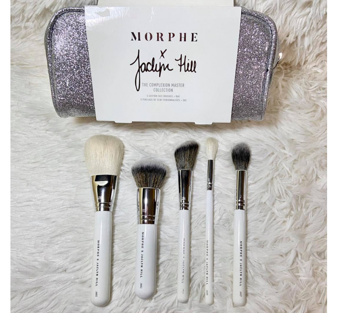 Набор кистей для макияжа Morphe X Jaclyn Hill The Complexion Master Collection + косметичка