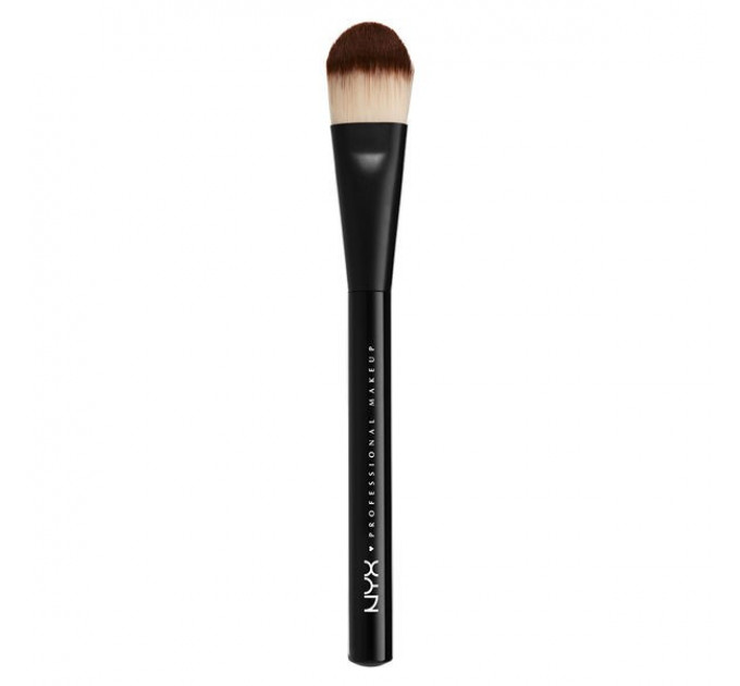 NYX Pro Flat Foundation Brush кисть для макияжа