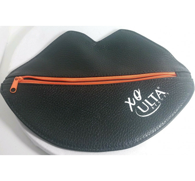 Косметичка - Ulta Xo Lippie Love Nyx Lips Makeup Bag Black Lip на блискавки