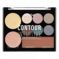 Палетка NYX Cosmetics Contour Intuitive Palette (Smoke & Pearls)