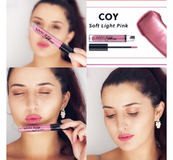 Лакова помада для губ NYX Cosmetics Slip Tease Full Lip Lacquer (3 мл)