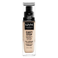 Тональна основа NYX Cosmetics CAN NOT STOP WILL NOT STOP FULL COVERAGE FOUNDATION