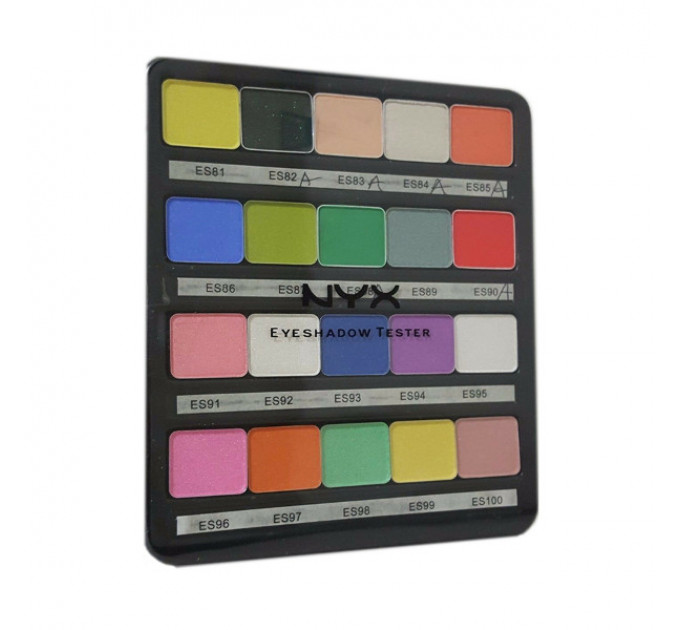 Набір тіней (Тестер) NYX Color Eyeshadow Tester Palette The Runway Colletion