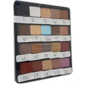 Набір тіней (Тестер) NYX Cosmetics 20 Color Eyeshadow Tester Palette The Runway Colletion