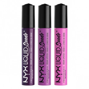 Набор жидких помад для губ NYX Cosmetics Liquid Suede Cream Lipstick Set 1 (3 шт)