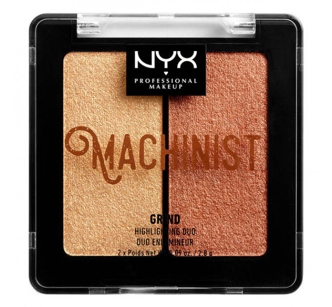 Подвійний хайлайтер NYX Cosmetics Machinist Highlighting Duo