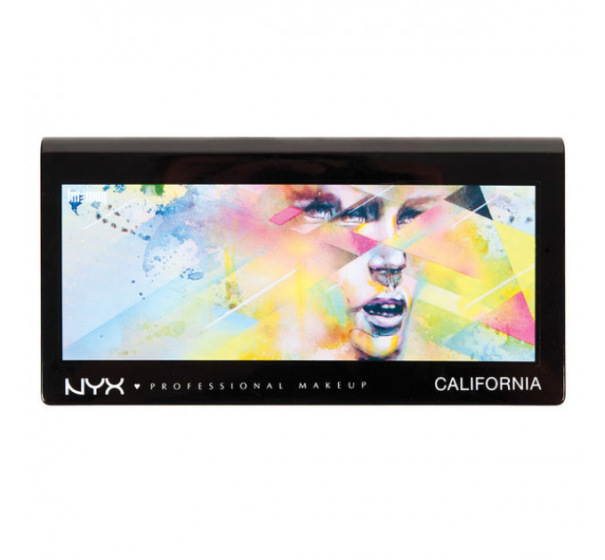 NYX (Никс) California Palette палитра теней оригинал