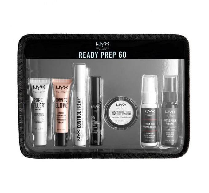 Дорожній набір NYX Cosmetics Ready Prep Go Jet Set Travel Kit (7 предметів)
