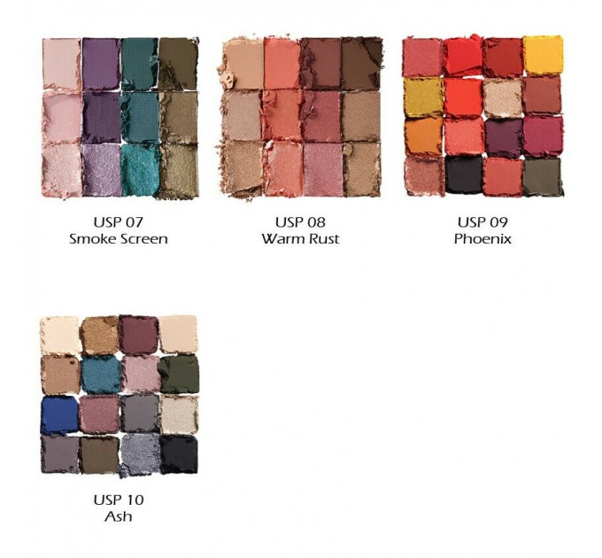 Палитра теней для глаз NYX Cosmetics Ultimate Shadow Palette (12 и 16 оттенков)
