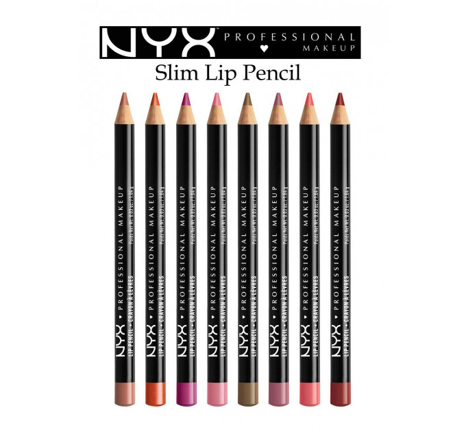 Контурный карандаш для губ NYX Cosmetics Slim Lip Pencil