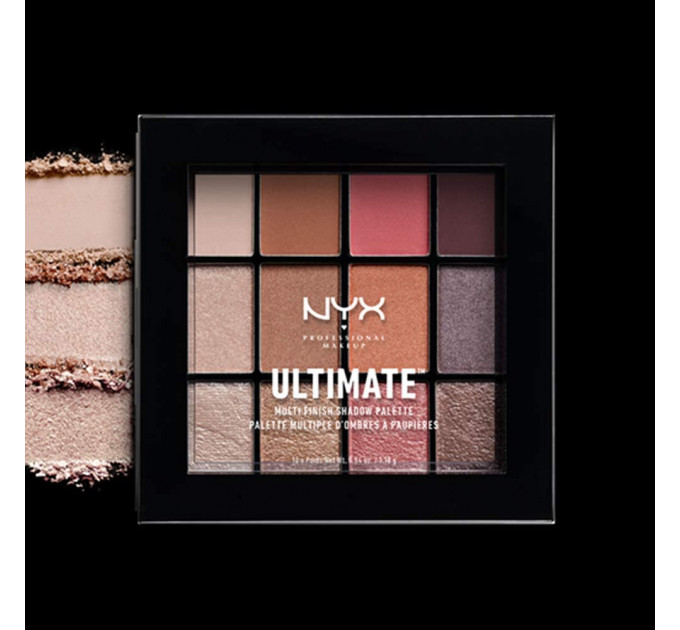 NYX Ultimate Multi-Finish Shadow Palette 06 Sugar High Палетка тіней для повік