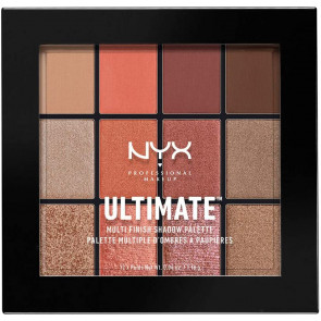 Палетка теней для век NYX Cosmetics Ultimate Multi-Finish Shadow Palette 08 Warm Rust 