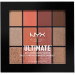 NYX Ultimate Multi-Finish Shadow Palette 08 Warm Rust Палетка тіней для повік