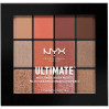 NYX Ultimate Multi-Finish Shadow Palette 08 Warm Rust Палетка тіней для повік