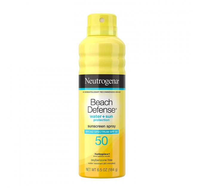 Neutrogena Beach Defense Body Spray Sunscreen with Broad Spectrum SPF 50 Солнцезащитный спрей 