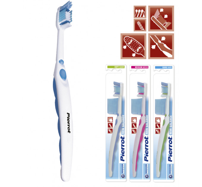 FUSHIMA Pierrot New Balance Whitening Adult Toothbrushes зубная щётка
