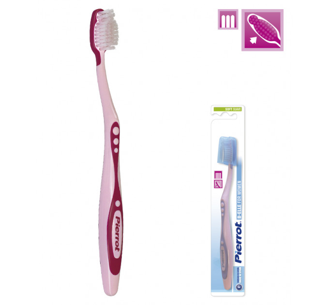FUSHIMA Pierrot B-elle for Women Adult Toothbrushes зубная щётка для женщин